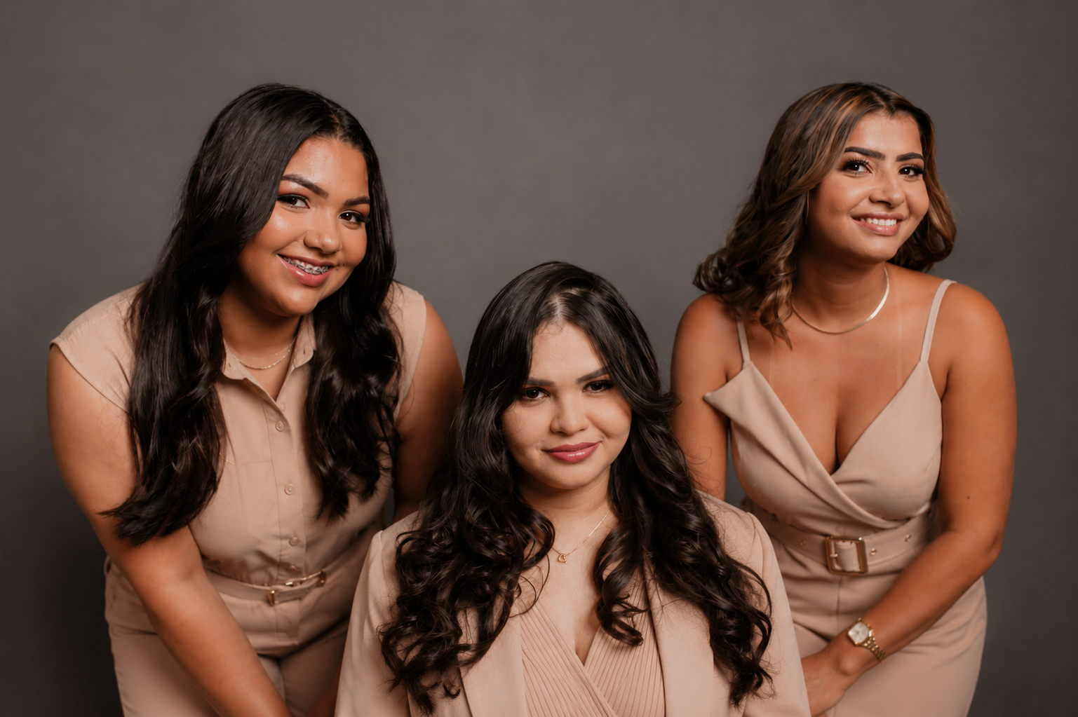 Equipe Beauty Center em estúdio
